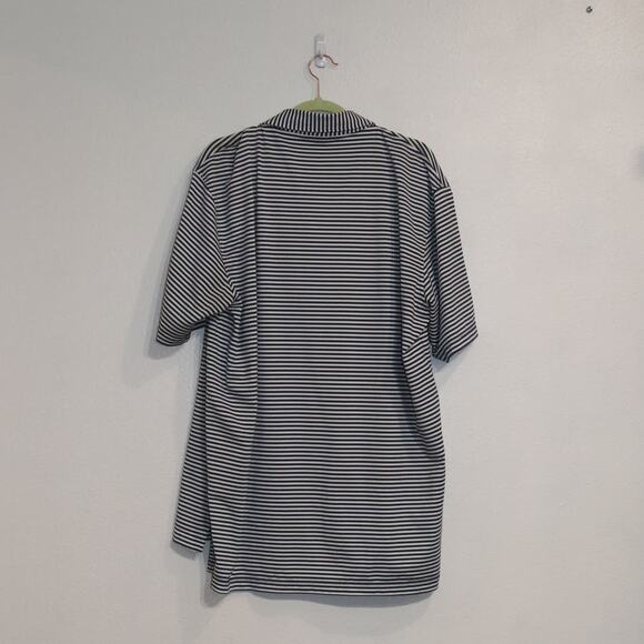 Peter Millar Blue Striped Texas Golf Association Polo Sz L - Picture 9 of 11